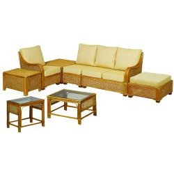 Cane Furniture - Strauss Sofa Corner Set (right hand)