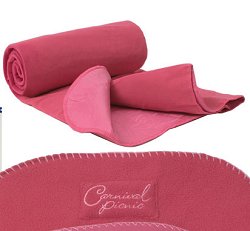 Picnic Accessories - Pretty in pink fleece picnic rug