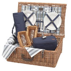 Traditional Baskets - Chambray Wine Basket (4 settings)
