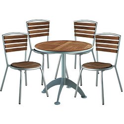 Sets - 80cm Round Table Set with Phoenix Chairs