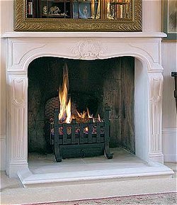 Stone Fireplaces - Louis XV Chimney Piece