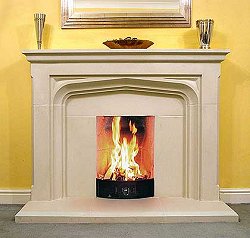 Stone Fireplaces - Manor Chimney Piece HF405W