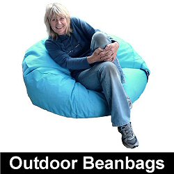 Giant Puk Outdoor Beanbag - Weather Resistant Giant Outdoor Beanbag