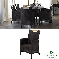 Gloster Casablanca - Large Dining Chair with Arms