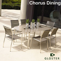 Gloster Furniture Sets - Chorus 6 Seater Dining Set