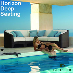 Gloster Furniture Sets - Horizon Deep Seating Corner Woven Sofa Set