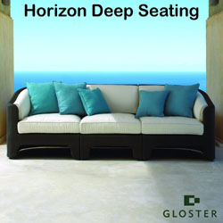 Gloster Furniture Sets - Horizon Deep Seating Woven Sofa Set