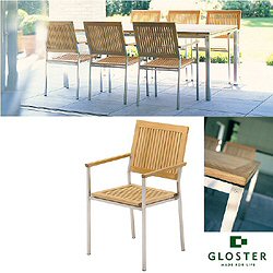 Gloster Nexus - Stacking Chair with Arms