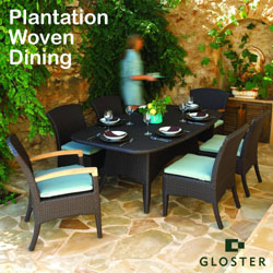 Gloster Furniture Sets - Plantation 6 Seater Rectangular Dining Set