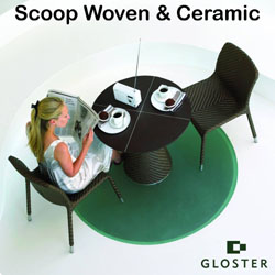 Gloster Furniture Sets - Scoop 2 Seater Dining Set