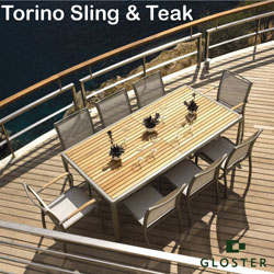 Gloster Furniture Sets - Torino 8 Seater Rectangular Dining Set