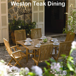 Gloster Furniture Sets - Weston 6 Seater Dining Set