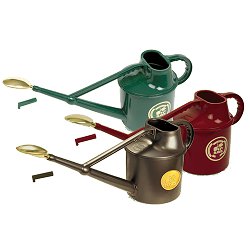 7 Litre Deluxe Can - Oval all brass sprayhead, extension spout and down spout