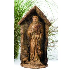 Henri Statuary - St. Francis in Niche