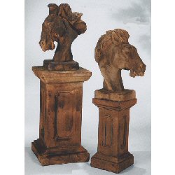 Henri Statuary - Horse Heads and Pedestals