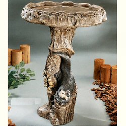 Henri Birdbaths - Otter Birdbath