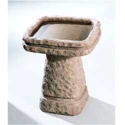 Henri Birdbaths - Square Birdbath