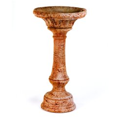 Henri Birdbaths - Tall Weathered Birdbath