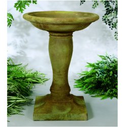 Henri Birdbaths - Classic Plinth Birdbath