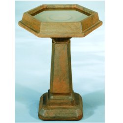 Henri Birdbaths - Small Hexagon Birdbath