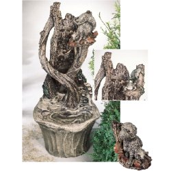Henri Nature Fountain - Timber Trails Squirrel Fountain