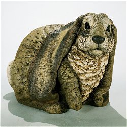 Henri Statuary - Lifted Paw Lop-Eared Rabbit