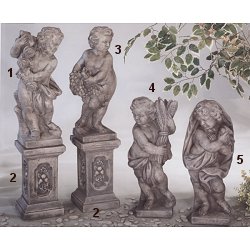 Henri Statuary - Small Four Seasons Statuary and Bases
