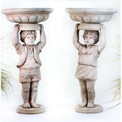 Henri Planters - Standing Boy and Girl Planters