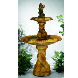 Henri Statue Fountain - Dolphin Tier Fountain