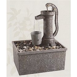Henri Resin Fountains - Grandfather Pump Fountain