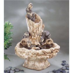 Henri Nature Fountain - Otter Playground Fountain