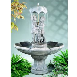 Henri Statue Fountain - Large Rainfall Fountain