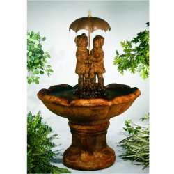 Henri Statue Fountain - Small Rainfall Fountain