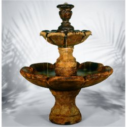 Henri Self Contained Tiered Fountains - Finial Fountain