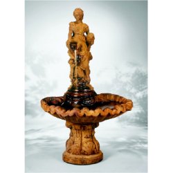 Henri Statue Fountain - Anne Fountain 4 piece