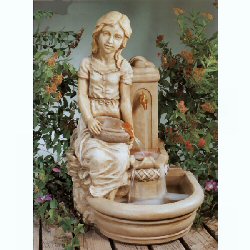 Henri Statue Fountain - Becky Fountain