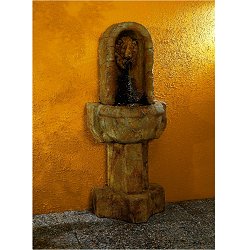 Henri Self Contained Wall Fountains - Ronda Lion Fountain