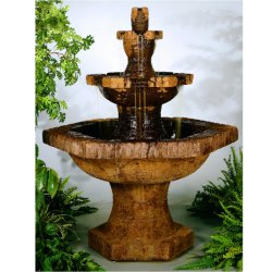 Henri Self Contained Tiered Fountains - Grenoble Three-Tier Fountain