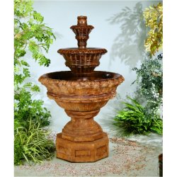 Henri Self Contained Tiered Fountains - Valencia Three-Tier Fountain