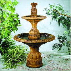 Henri Self Contained Tiered Fountains - Small Contemporary Tier Fountain