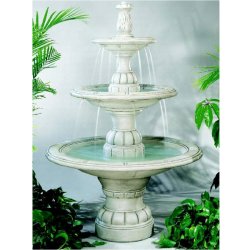 Henri Self Contained Tiered Fountains - Large Contemporary Tier Fountain