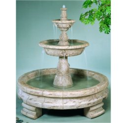 Henri Self Contained Tiered Fountains - Redondo Tazza Tier Fountain