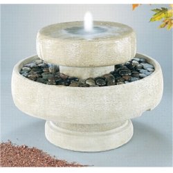 Henri Self Contained Centrepiece Fountains - Mill Stone Fountain