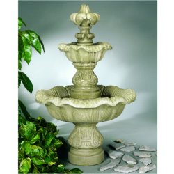 Henri Self Contained Tiered Fountains - Two Tier Renaissance Fountain