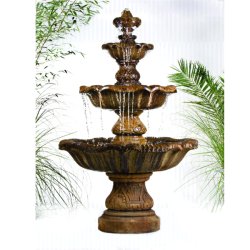 Henri Self Contained Tiered Fountains - Three Tier Renaissance Fountain