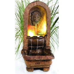 Henri Lion Fountain - Lion Alcove Fountain