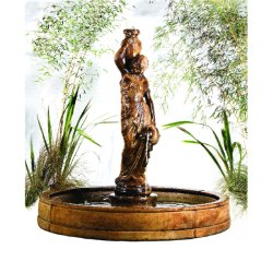 Henri Self Contained Pool Fountains - Large Rebecca in Valencia Pool