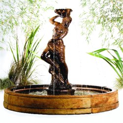 Henri Self Contained Pool Fountains - Lorelei Fountain in Valancia Pool