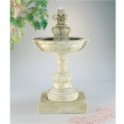 Henri Self Contained Centrepiece Fountains - French Fleur De Lys Fountain