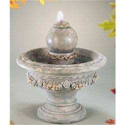 Henri Self Contained Centrepiece Fountains - Roman Sphere Fountain